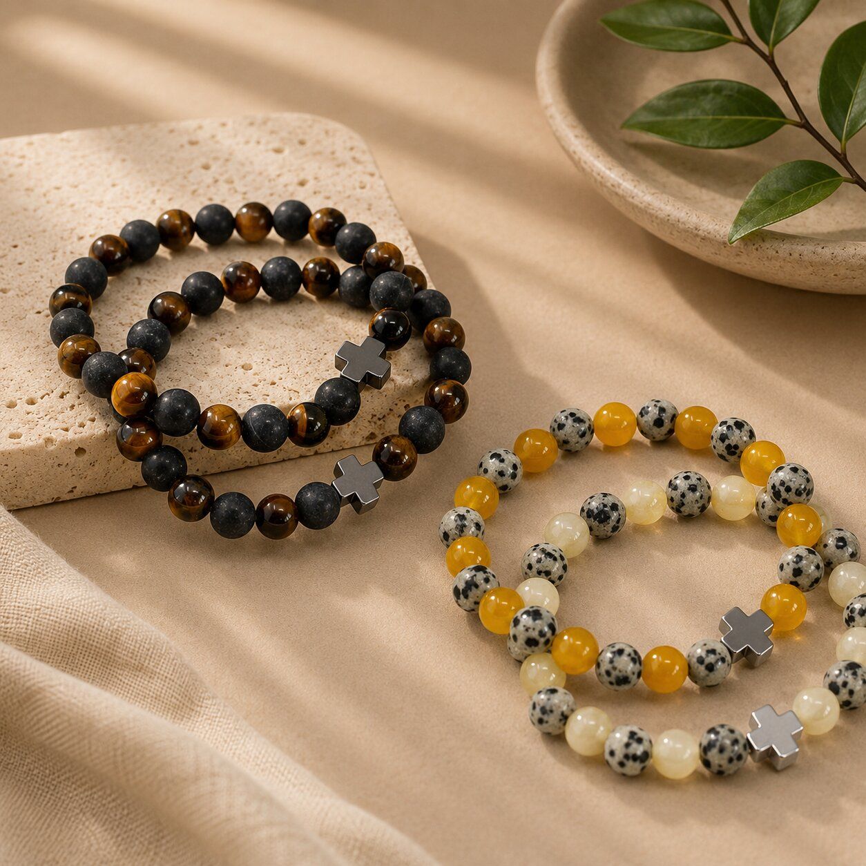 Pulseras de Piedras Preciosas de la Amistad