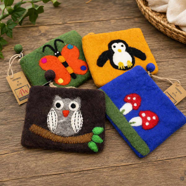 Estuche de Fieltro Natural