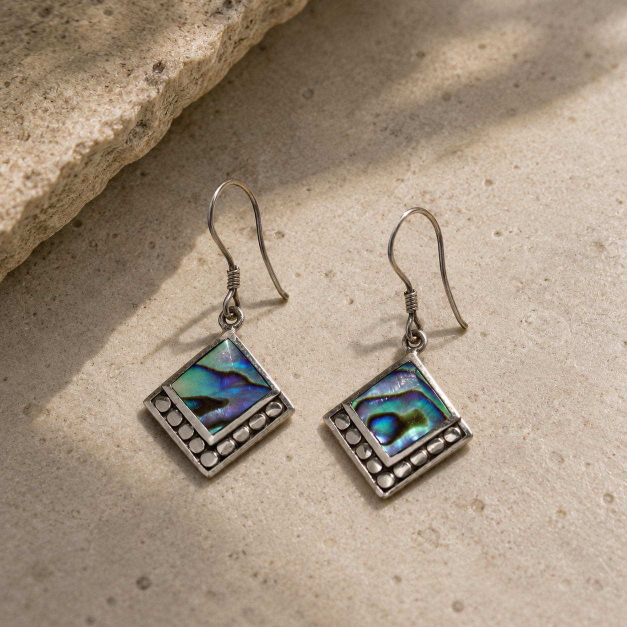 Pendientes de Nácar y Plata