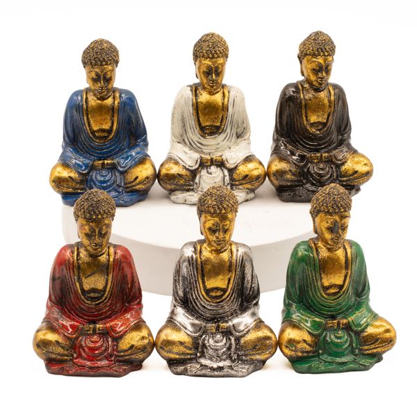 Mini Buda Dorado (Colores Surtidos)