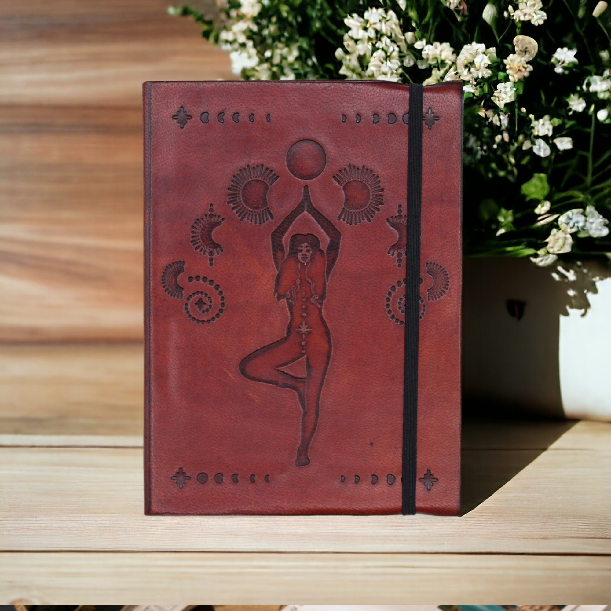 Cuaderno artesanal de cuero vegetal