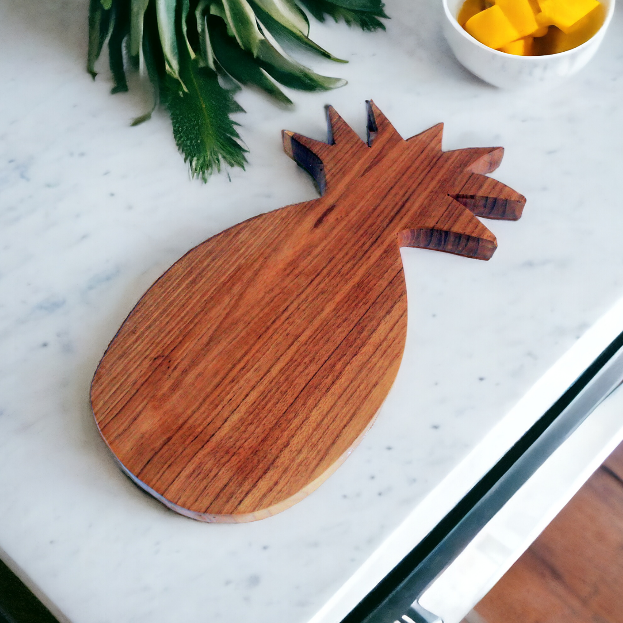 Tabla de cortar de madera de teca