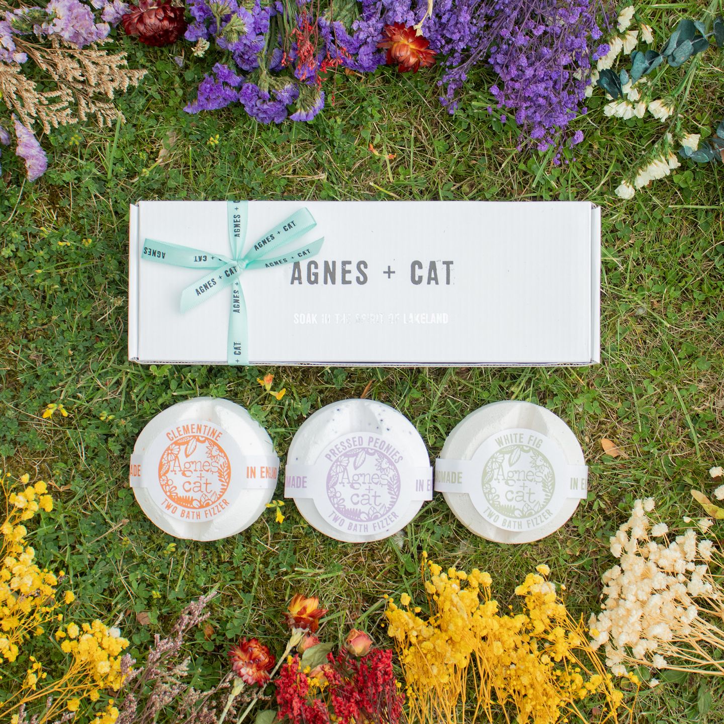 Set de regalo de bombas de baño efervescentes Agnes + Cat