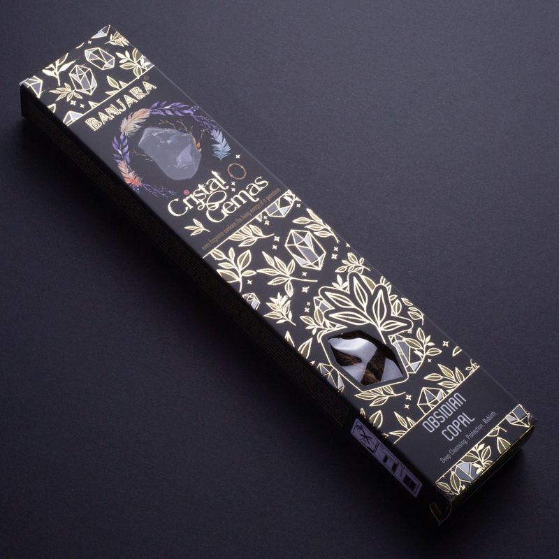 Banjara Gemas de Cristal - Obsidian Copal