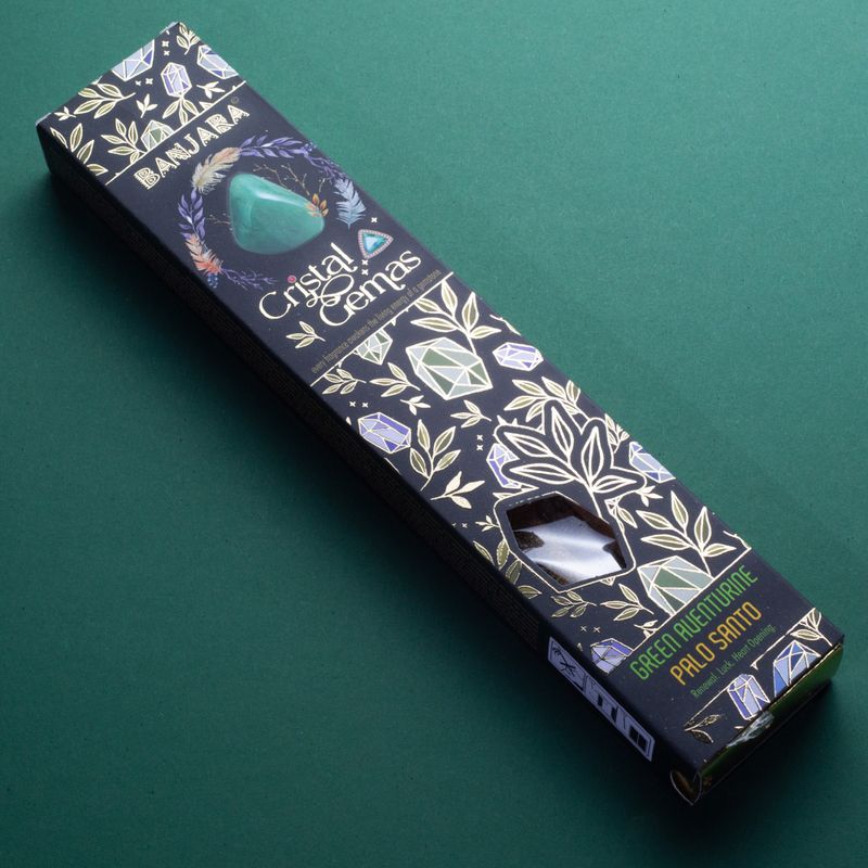 Banjara Cristal Gemas - Aventurina Verde Palo Santo