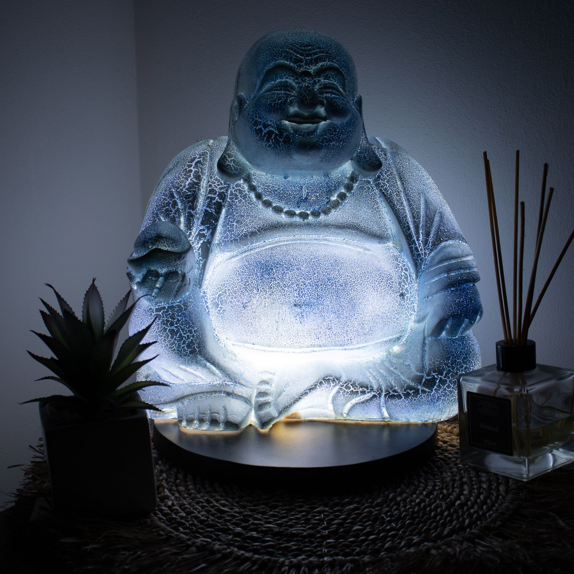 Lámparas luminosas de Buda
