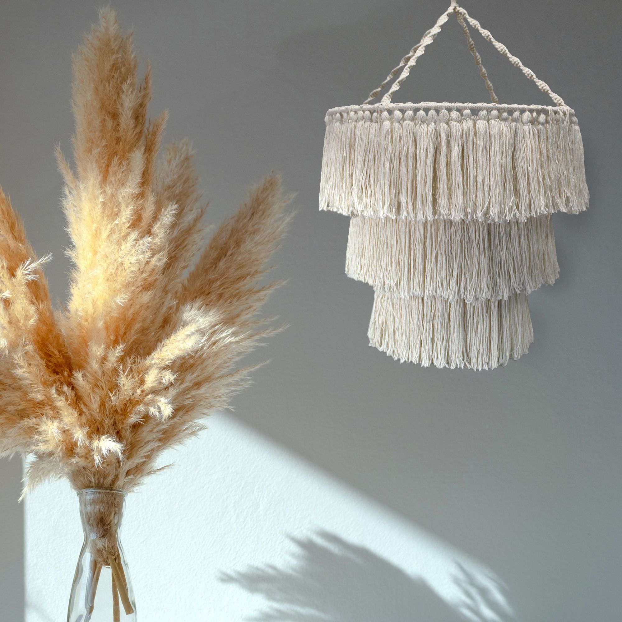Lámpara de Macramé