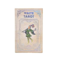 Conjunto de cartas de Tarot Waite con lámina plateada y folleto