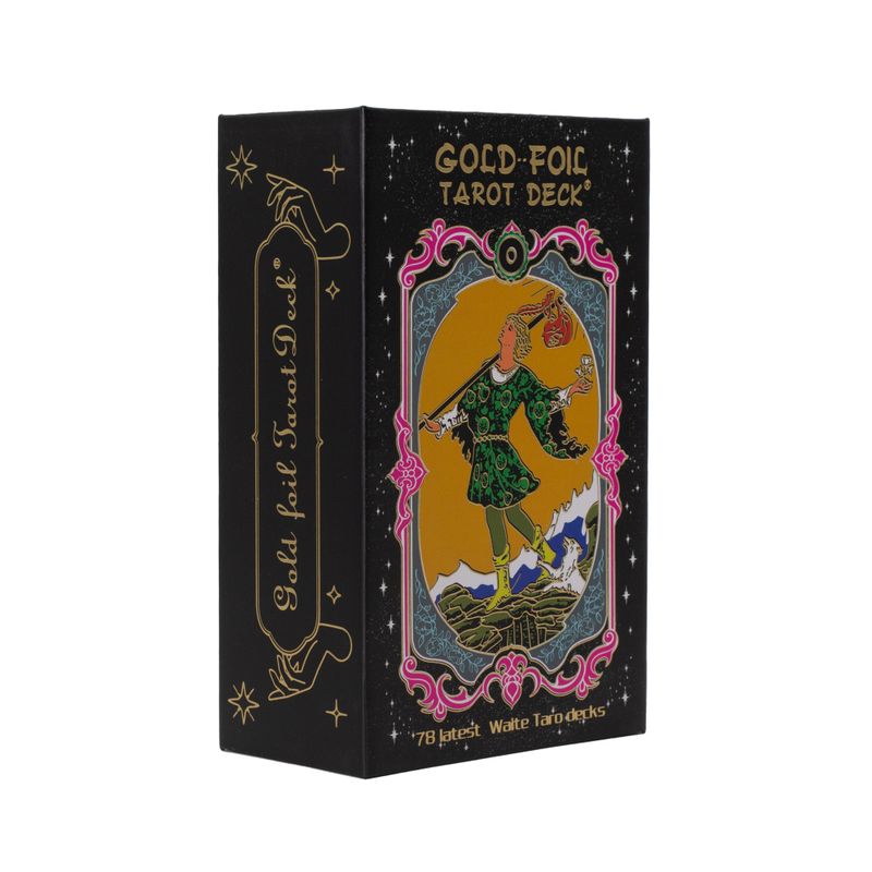 Set de cartas de Tarot con foil dorado - con folleto