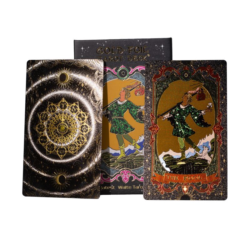 Set de cartas de Tarot con foil dorado - con folleto