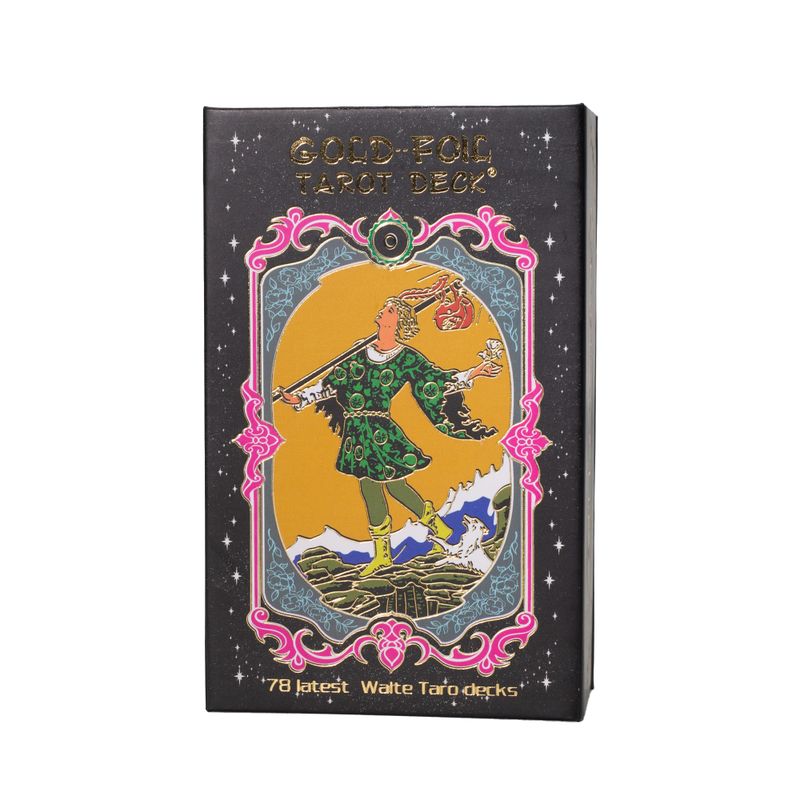 Set de cartas de Tarot con foil dorado - con folleto