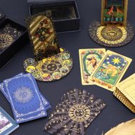 Set de cartas de Tarot con foil dorado - con folleto