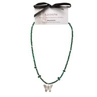 Conjunto de collar de gemas del espíritu de la ninfa - Espíritu del Bosque