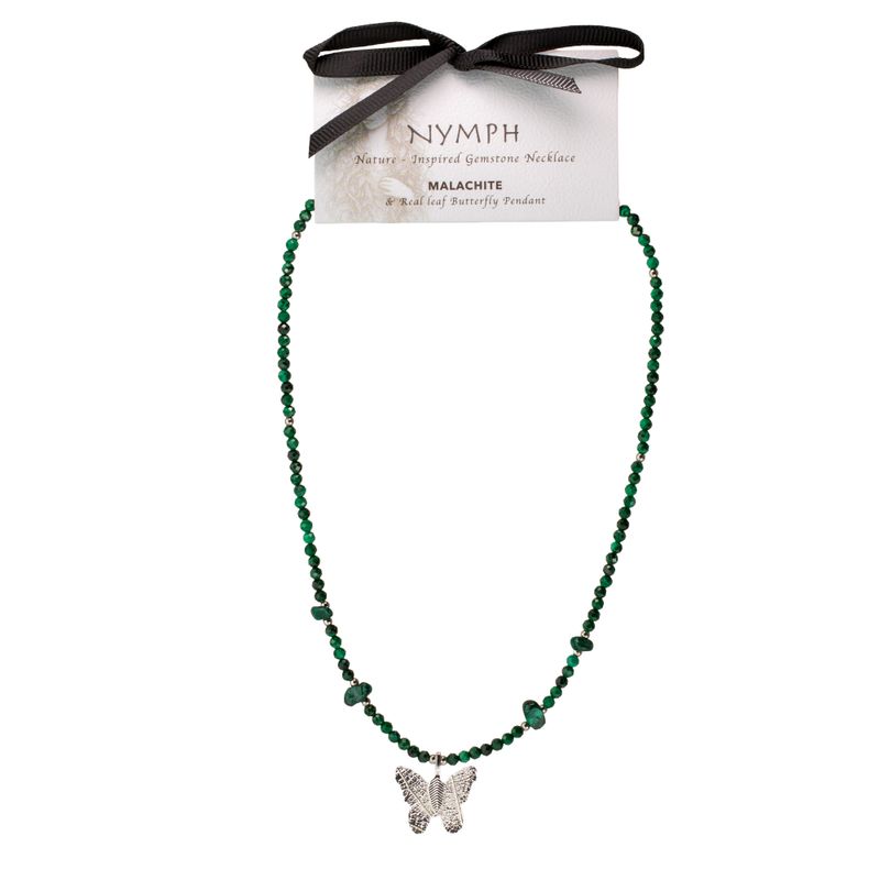 Conjunto de collar de gemas del espíritu de la ninfa - Espíritu del Bosque