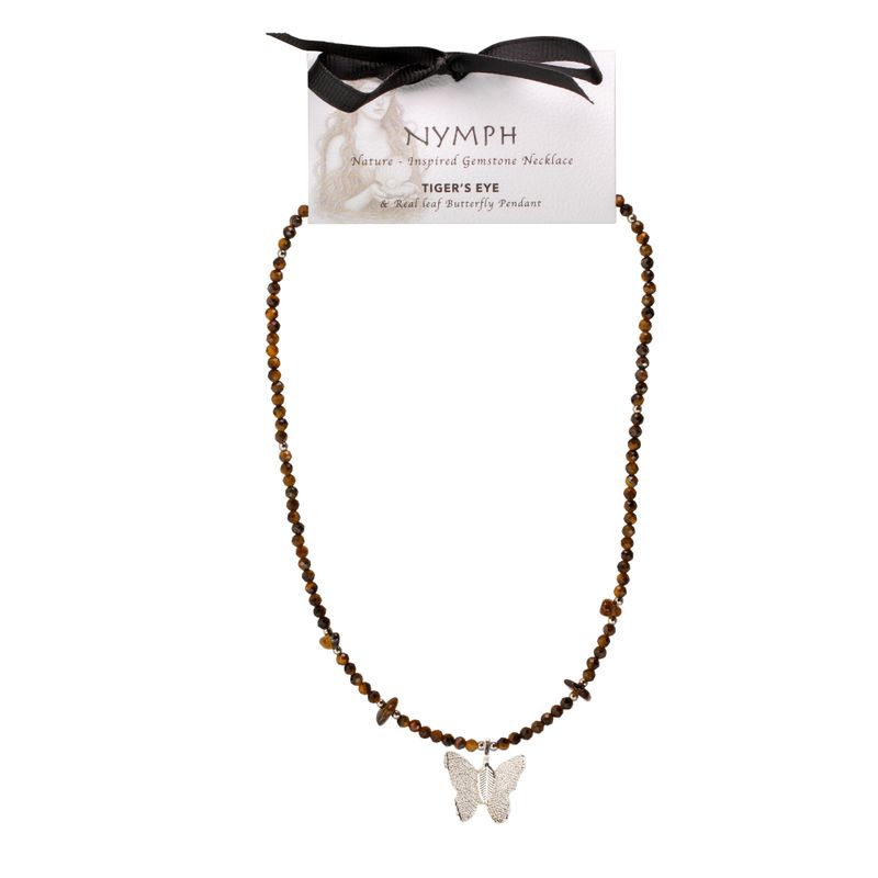 Conjunto de collar de gemas del espíritu ninfa - Puesta de sol marina