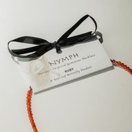 Conjunto de collares de gemas del espíritu ninfa - Luna de sangre