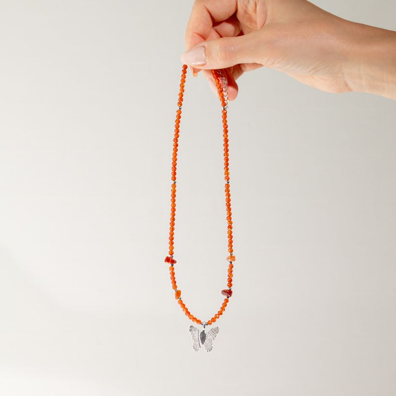 Conjunto de collares de gemas del espíritu ninfa - Luna de sangre