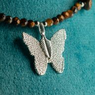 Conjunto de collar de gemas del espíritu ninfa - Puesta de sol marina