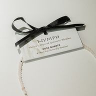 Conjunto de collares de gema de ninfa - Amor y Llama