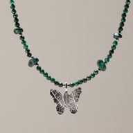 Conjunto de collar de gemas del espíritu de la ninfa - Espíritu del Bosque