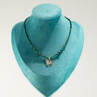 Conjunto de collar de gemas del espíritu de la ninfa - Espíritu del Bosque