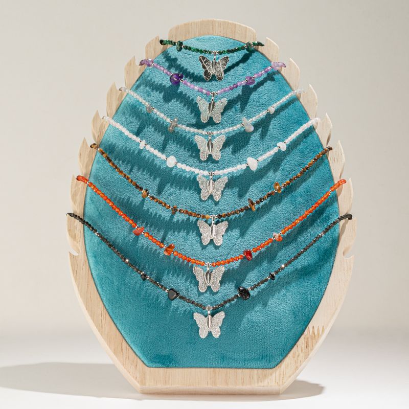 Conjunto de collares de gemas del espíritu ninfa - Luna de sangre