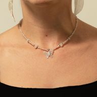 Conjunto de collares de gema de ninfa - Amor y Llama
