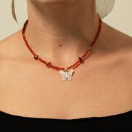 Conjunto de collares de gemas del espíritu ninfa - Luna de sangre