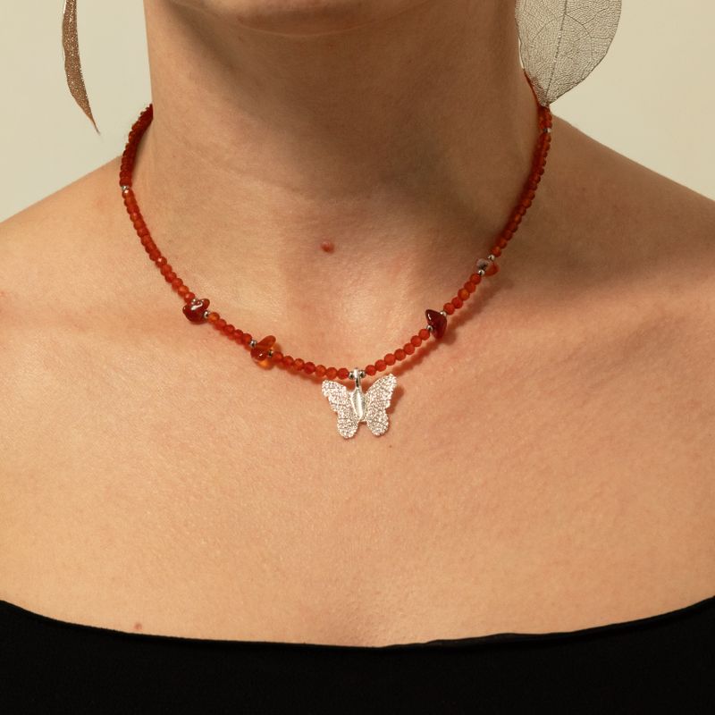 Conjunto de collares de gemas del espíritu ninfa - Luna de sangre