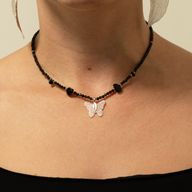 Conjunto de collares de piedras preciosas del espíritu de ninfa - Océano sin fin