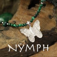Conjunto de collar de gemas del espíritu de la ninfa - Espíritu del Bosque