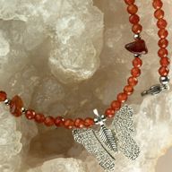Conjunto de collares de gemas del espíritu ninfa - Luna de sangre