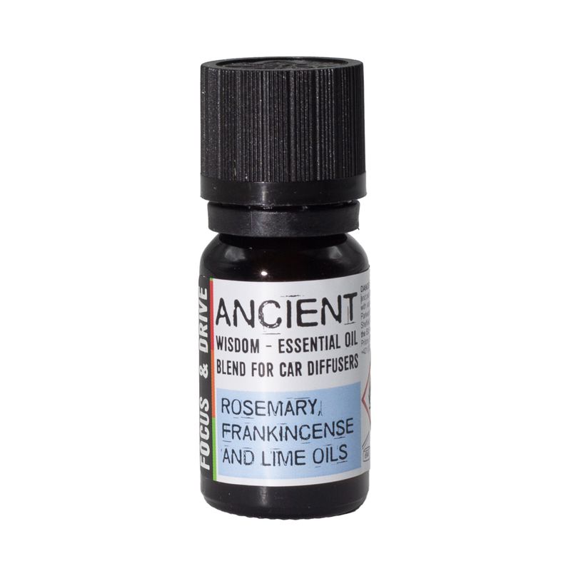 Mezcla de aromaterapia para coche - Enfoque y Conducción