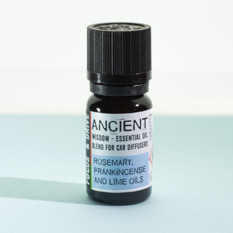 Mezcla de aromaterapia para coche - Enfoque y Conducción