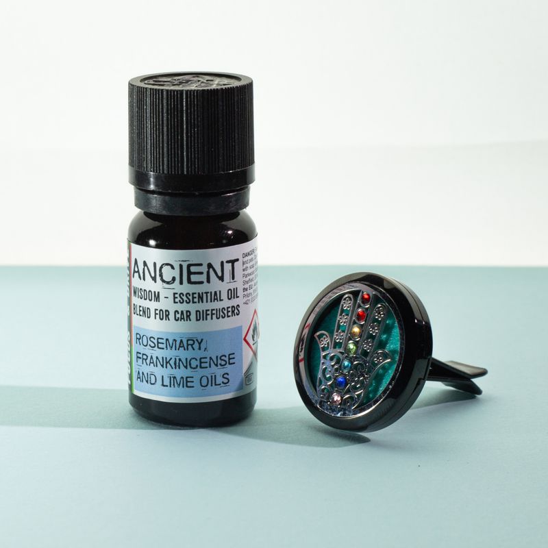 Mezcla de aromaterapia para coche - Enfoque y Conducción