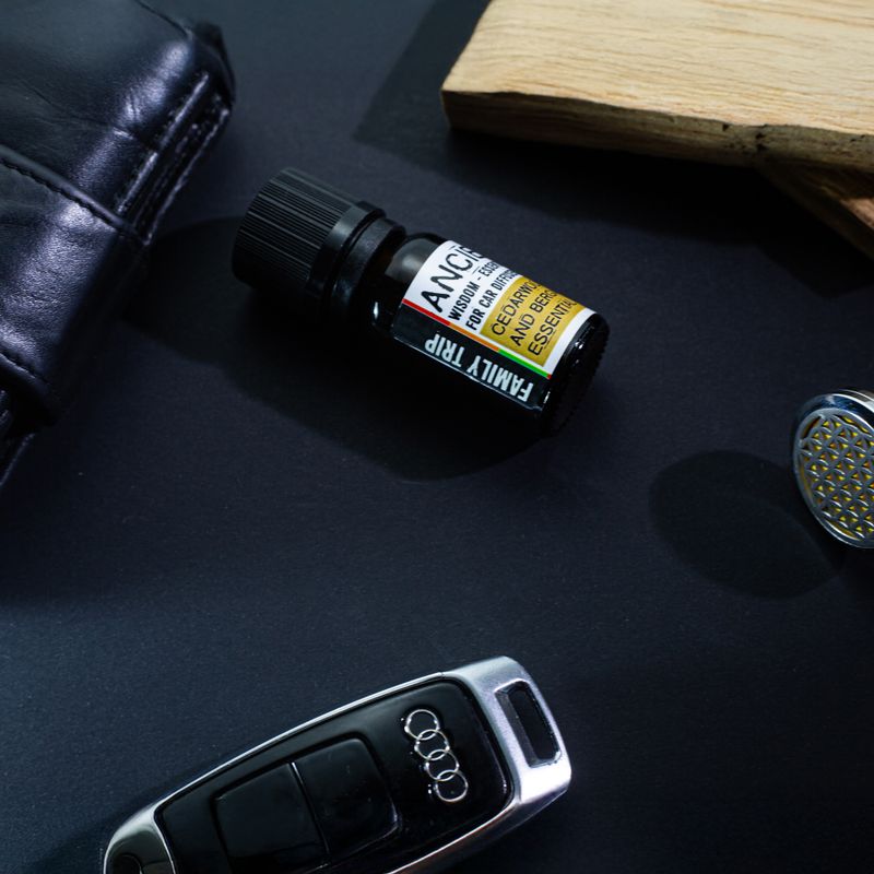 Mezcla de aromaterapia para coche - Enfoque y Conducción