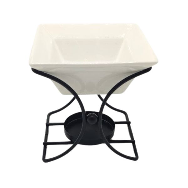 Soporte Cuadrado de Cerámica y Metal