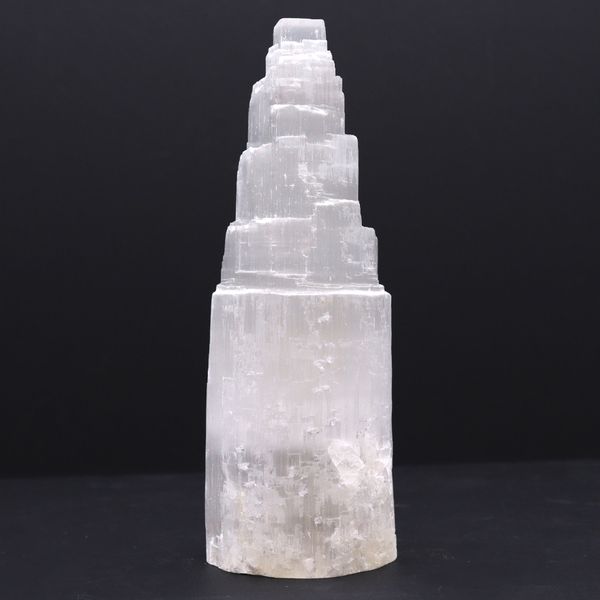 Lámpara de Torre de Selenita - 25 cm