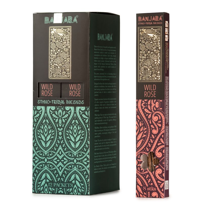 Banjara Ramo de salvia extra largo - Rosa Silvestre