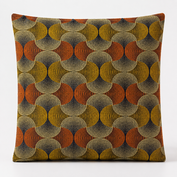 Funda de cojín clásica - Remolino urbano - 60x60 cm - Estilo Jumbo