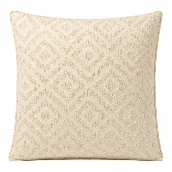 Funda de cojín clásica - Geo crema neutro - 60x60cm - Estilo Jumbo
