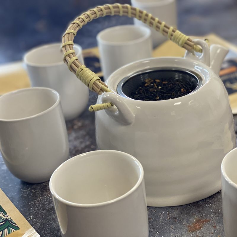 Kit de inicio de té y tetera