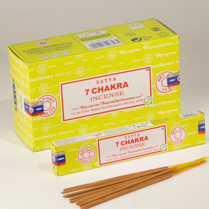 Incienso Satya 15 g - 7 Chakras