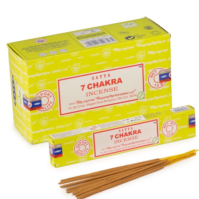 Incienso Satya 15 g - 7 Chakras