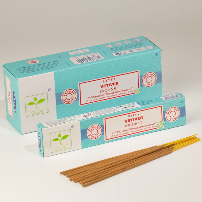 Satya Incienso 15 g - vetiver
