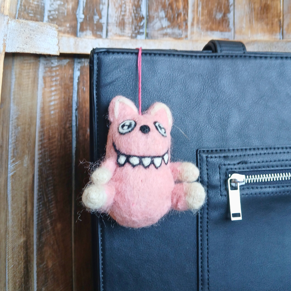 Colgantes de fieltro para bolso