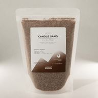 Arena perfumada para velas - Marrón moka - Cristal carmesí - 300 g