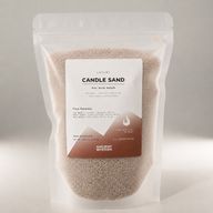 Vela perfumada Arena - Latte Beige - Serenidad Pura - 300 g