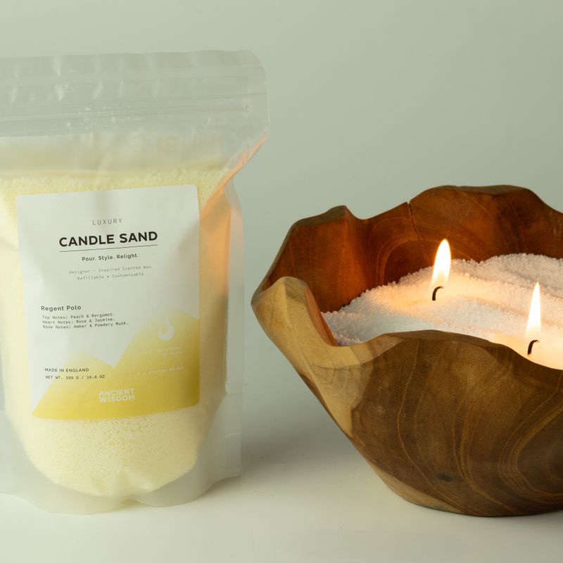 Vela perfumada Arena - Miel cálida - Blush Bloom - 300 g