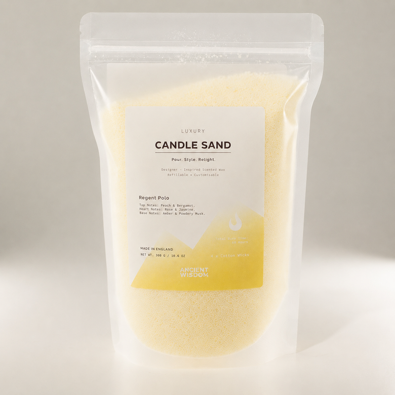Vela perfumada Arena - Crema - Regent Polo - 300g